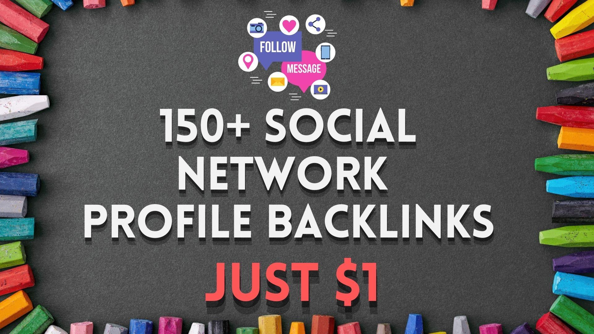 Buy 150+ Profile backlinks great for off page SEO ran...