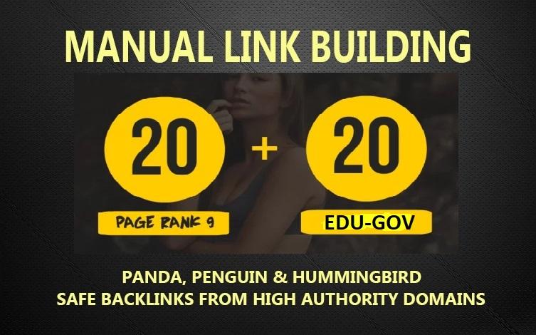 20 Pr9 Authority Backlinks + 20 Edu - Gov High da Bac...