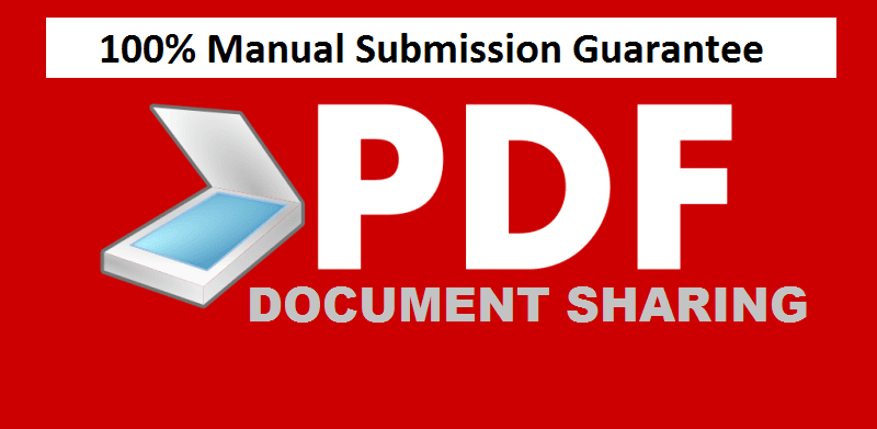 I will manual Create PDF submission to top 20 documen...