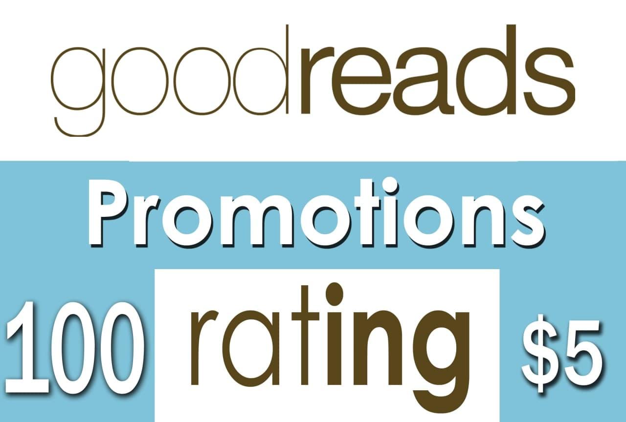 Buy 100 Goodreads Ratings to Your Book