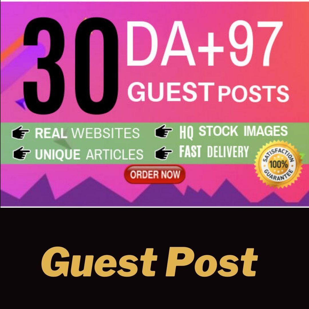 I will write and publish on da 97 site dofollow backl...