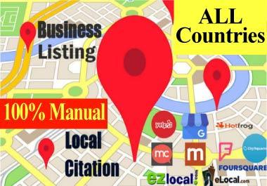 35 USA, UK, CA, AUS Citation for local SEO, Local...
