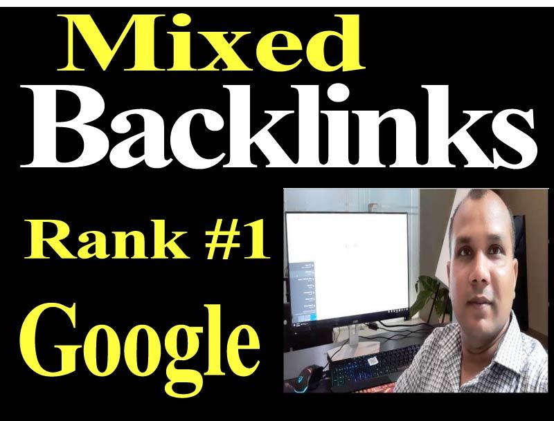 Manual 80 Mixed Backlinks High Authority Permanent Do...