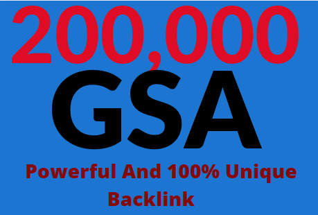 200k GSA Power and Unique Backlinks for easy SEO Serv...