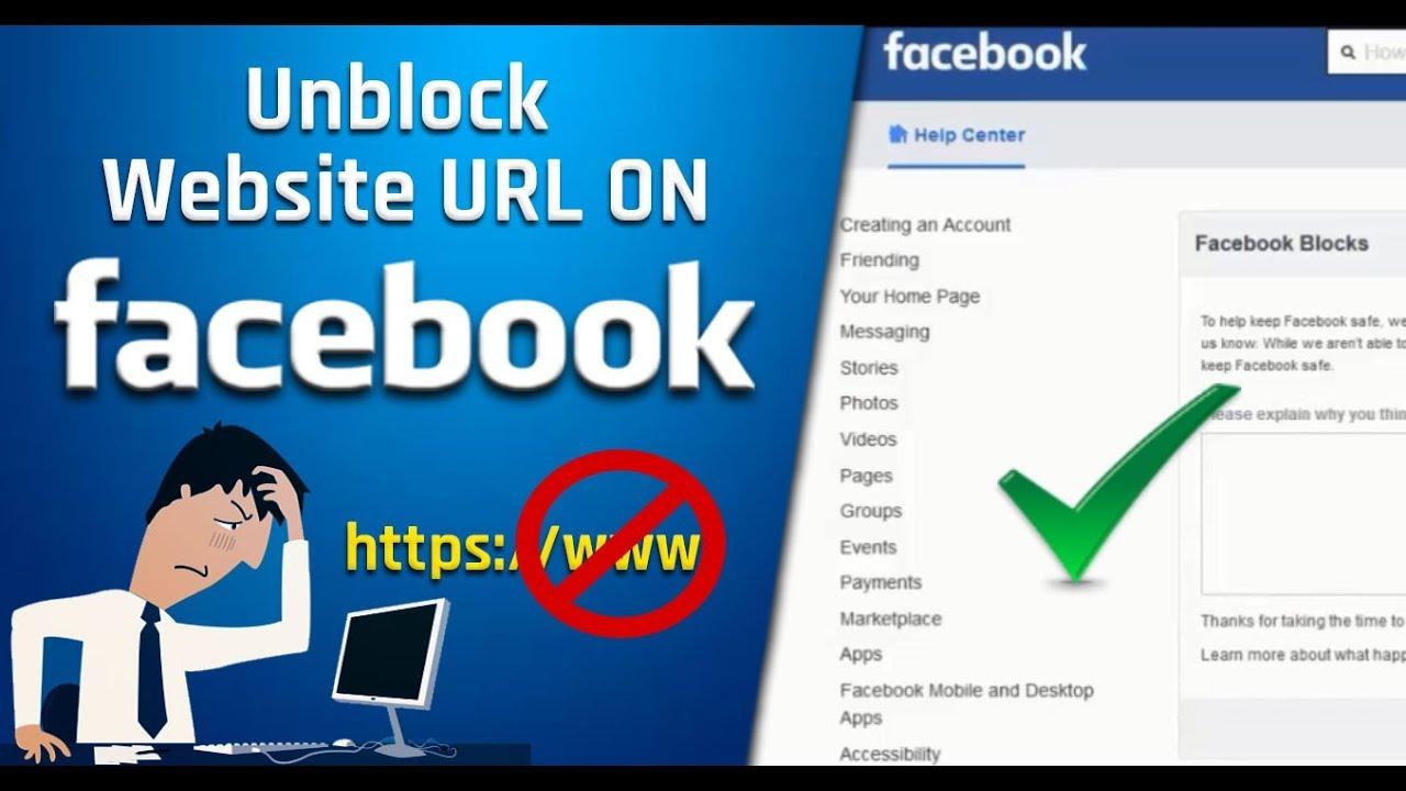 I will Unblock your Website or Blog url in Facebook