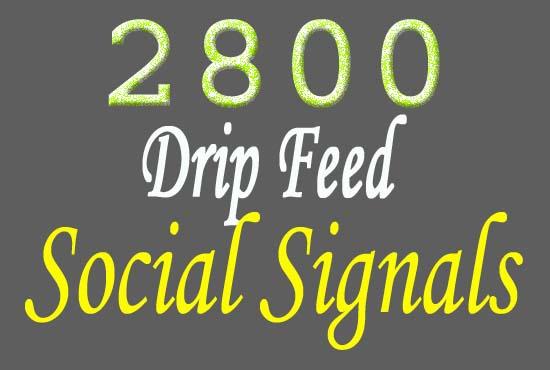 provide 2800 SEO top quality social signals
