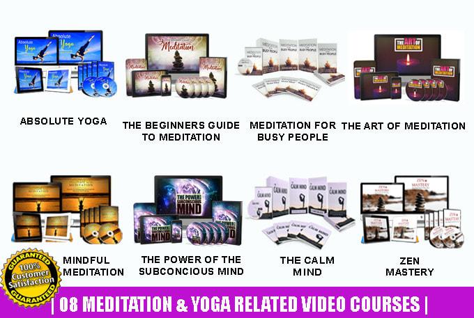 I give 25 meditation yoga personal development video ...