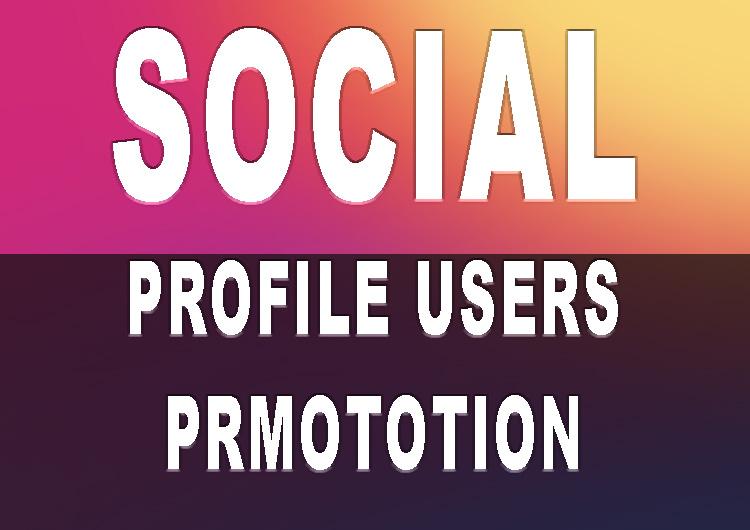 Get Social Profile Users Promotion