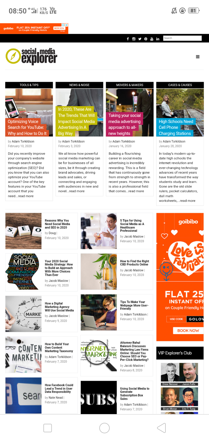 I will publish a guestpost on socialmediaexplorer. co...