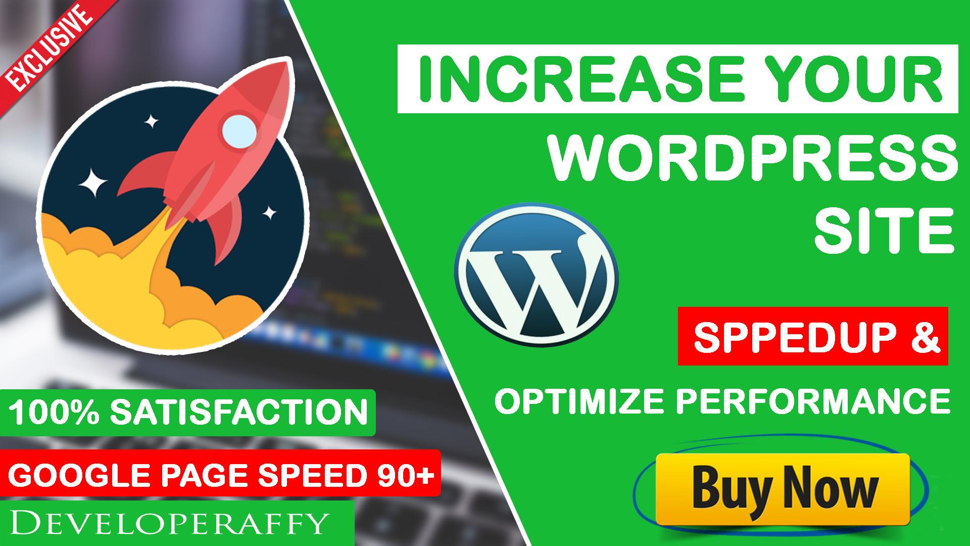 I will increase google page speed score, fix the slo...