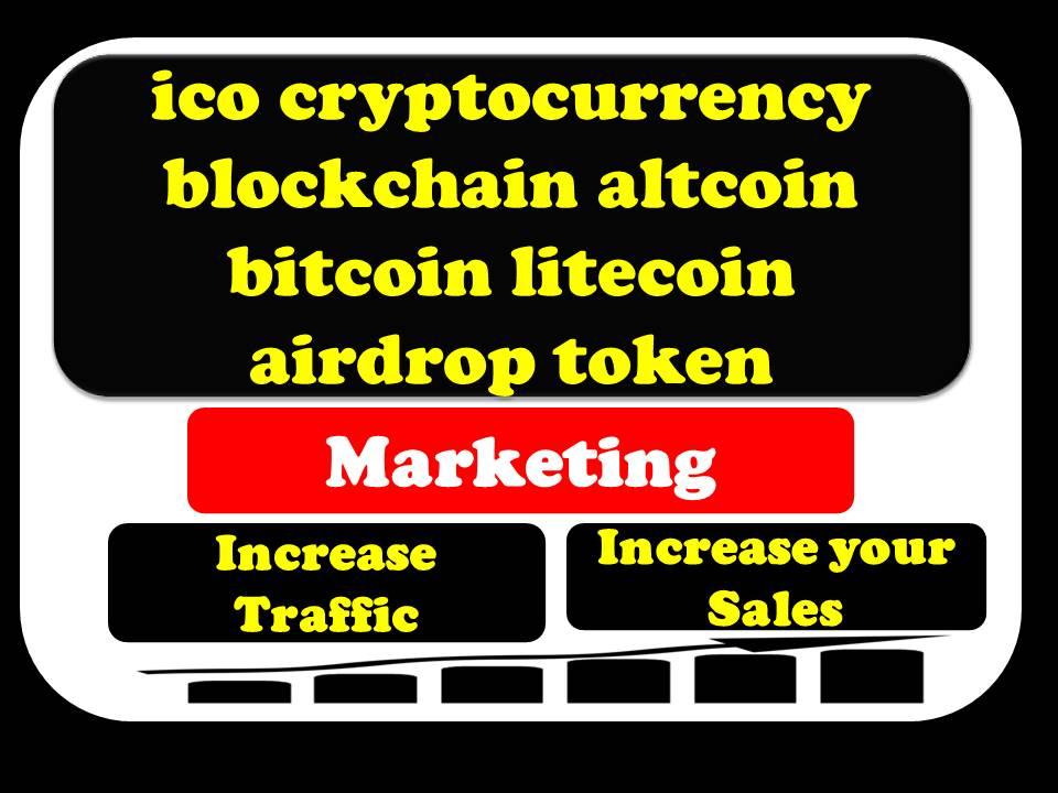 I can promotion & marketing for ico cryptocurrenc...