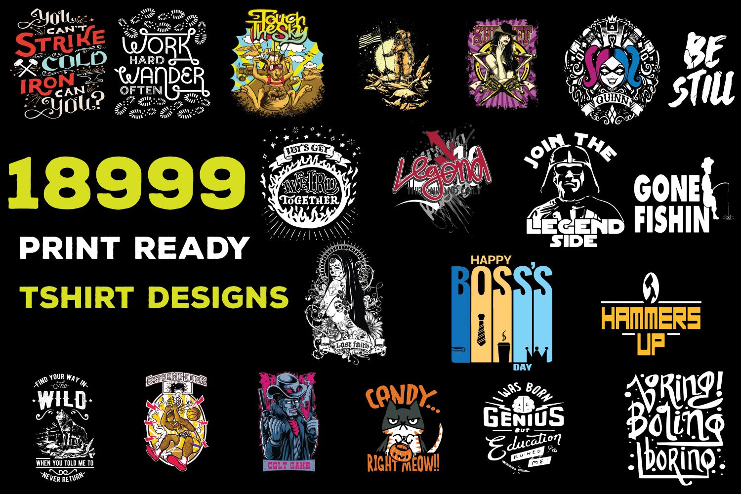 Send You 18999+Print Ready Tshirt Designs