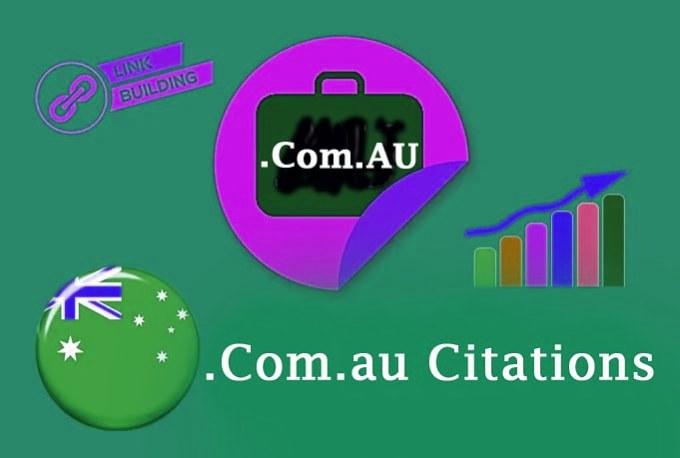 I will provide 30 australian com au domain links, ba...