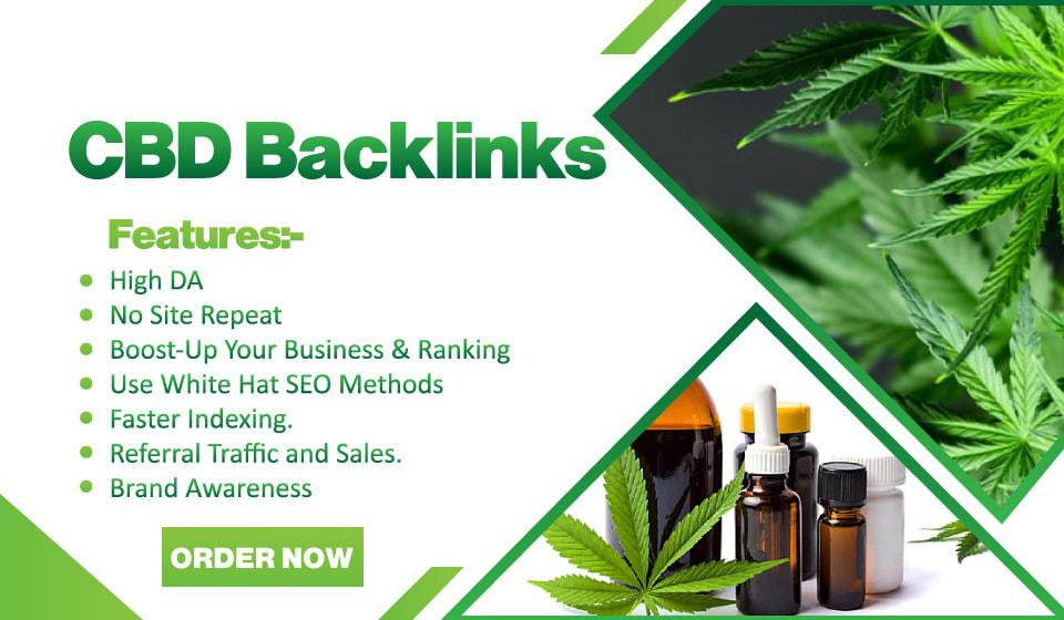 I Will Provide CBD Guest Post Links And Backlinks, C...