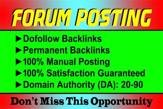 I will do manual blog comments on high trusted blogs ...