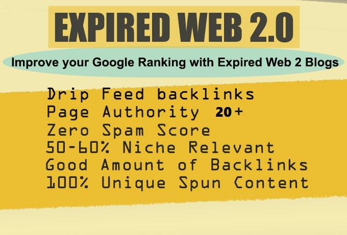 15 Mixed Expired Web 2.0 Blog Backlinks to Boost your...