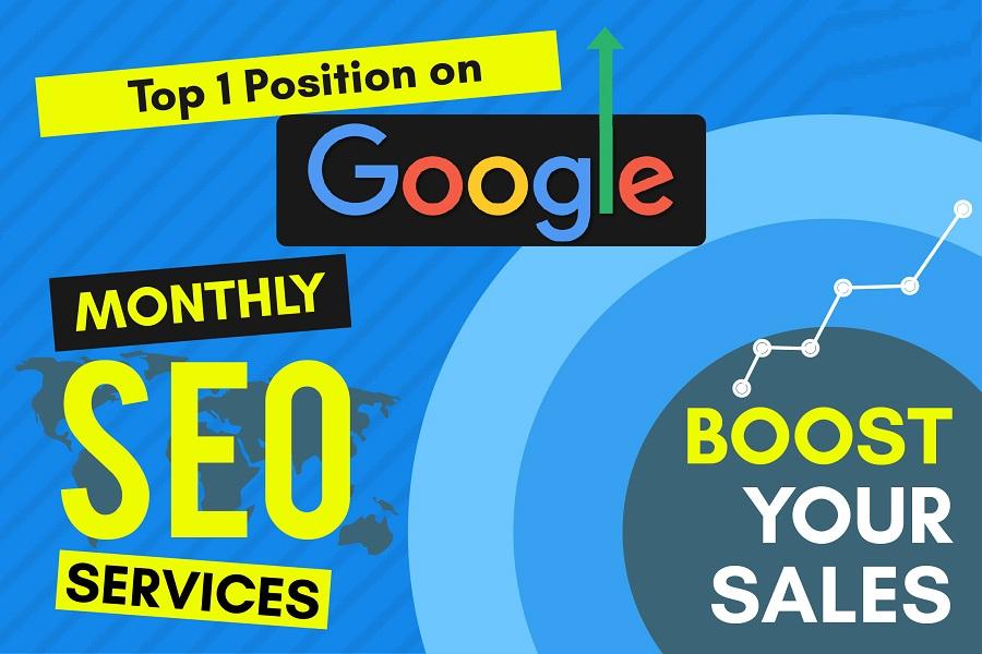 I will do monthly SEO service higher ranking in googl...