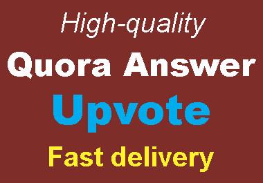 Get High Quality Worldwide Quora Upvote To complete o...