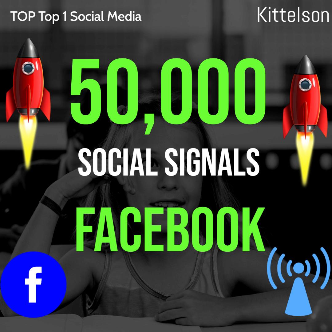 50,000 Social Signals Come From Top 1 Social Media Si...