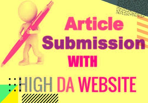 I Will Provide Approved Article Submission To Top 15 ...
