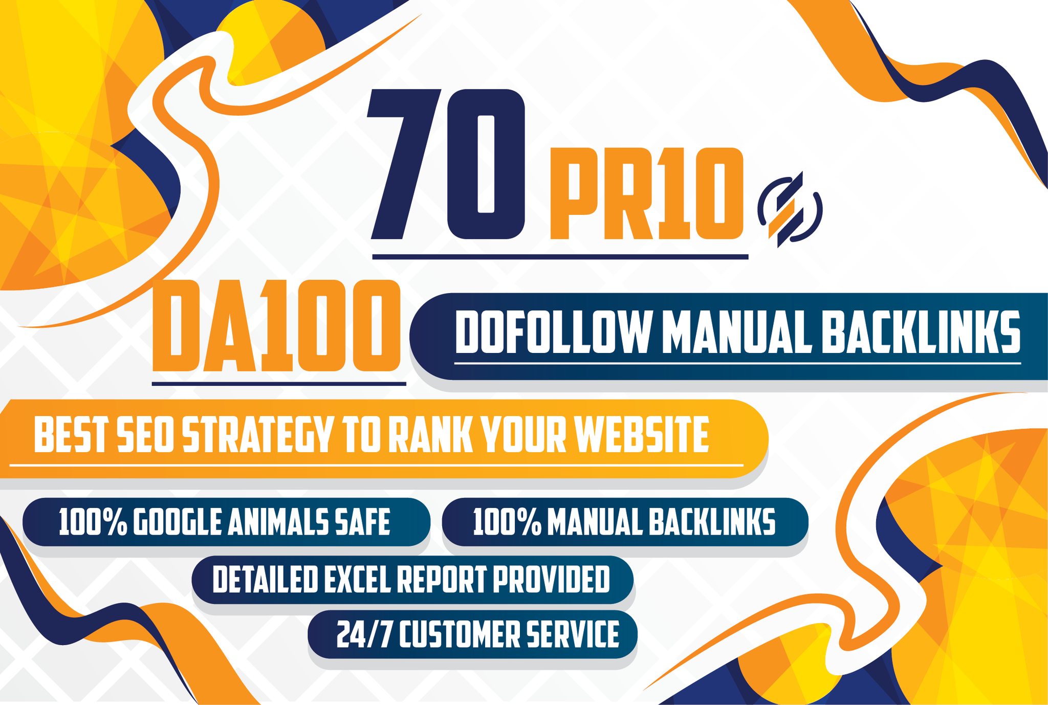 I will Do Manual 70 UNIQUE WHITE HAT SEO Backlinks PR...