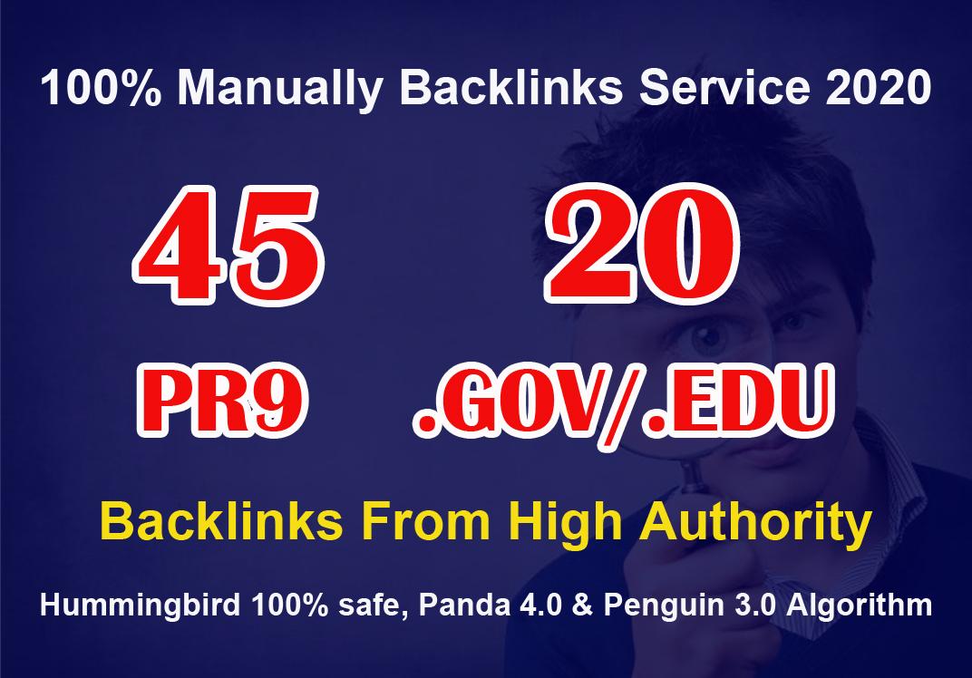80+ DA 45 PR9 + 20 EDU/GOV high PR safe Permanent Bac...