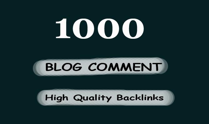 1000 Blog Comments Backlinks For Increase Link Juice ...