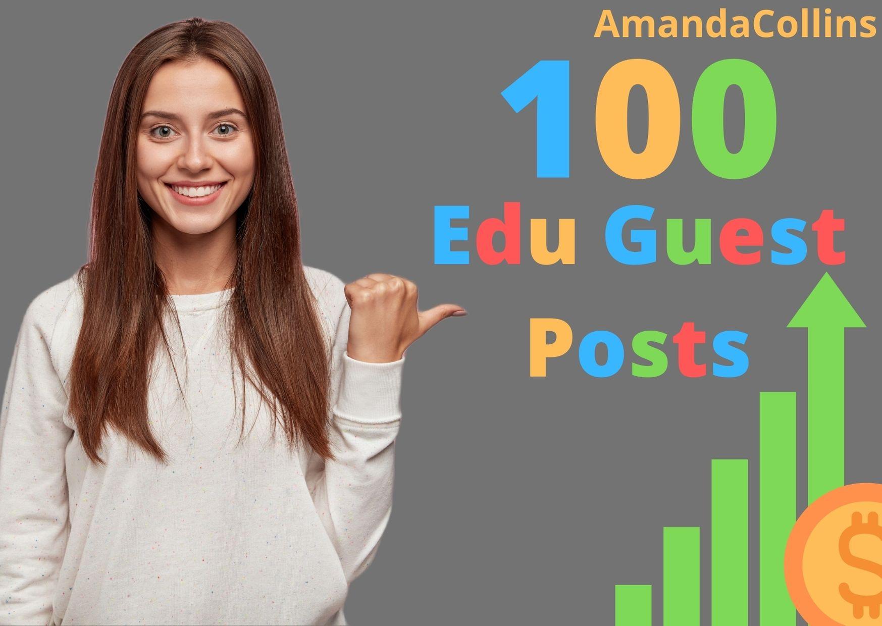 I will do guest posts on 10 education sites with da 9...