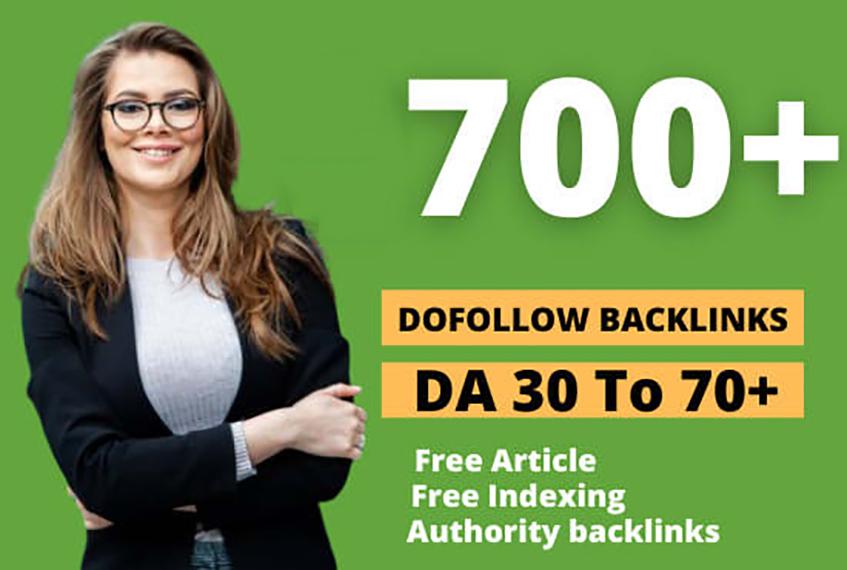 create 700 contextual dofollow backlinks SEO High DA ...