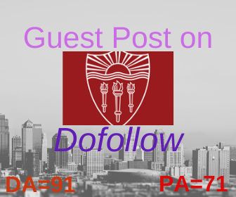 i will do a guest post on usc. edu da 91