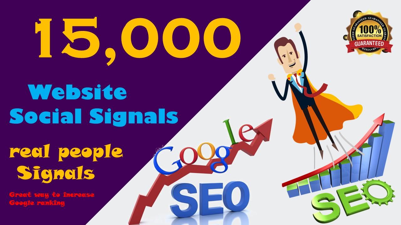 15000 Visitors from social media real safe web traffi...