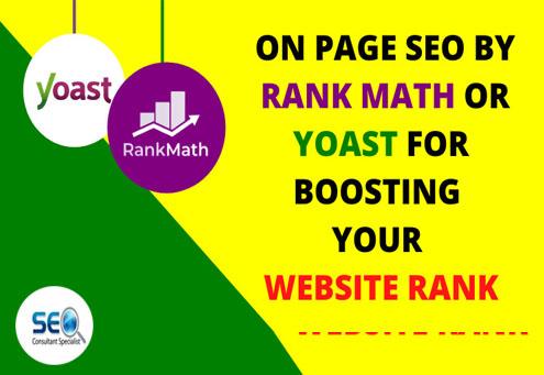 I will optimize your WordPress with rank math SEO