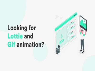 I will create GIF or JSON Lottie animation for mobile...