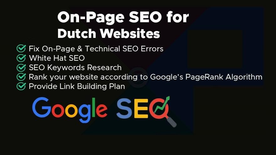I will do complete seo for dutch website rank 1st in ...