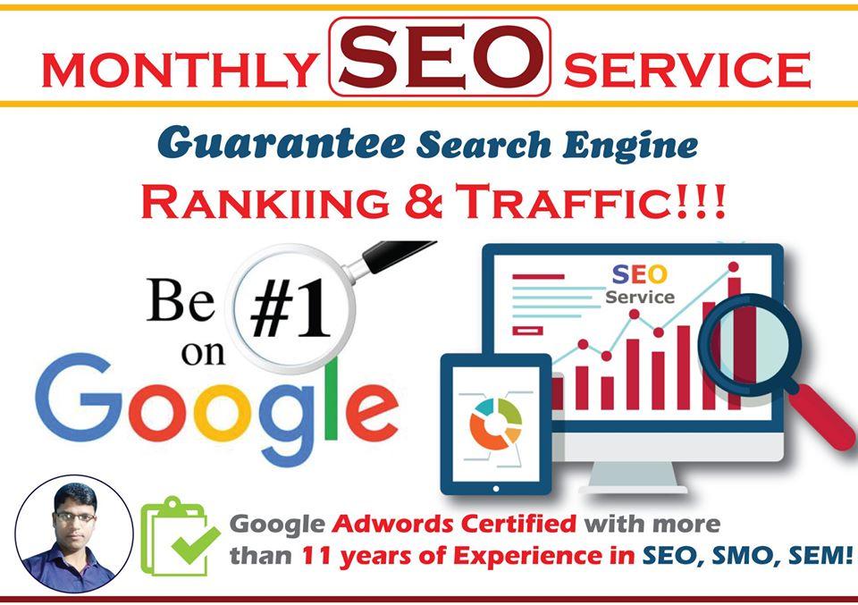 Monthly SEO Service for 5 Keywords - Guaranteed 1st P...