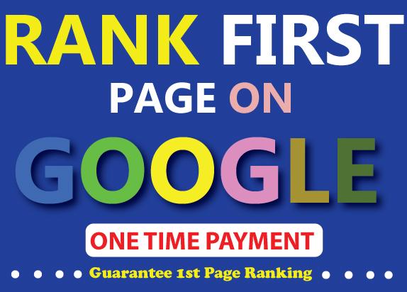 Rank Your Website on 1st Page of Google Guaranteed On...