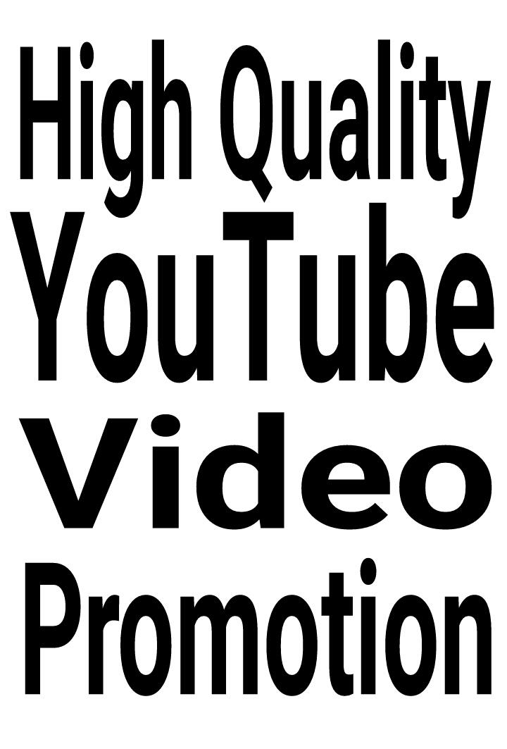 High Quality Real and Organic YouTube Video Promotion...