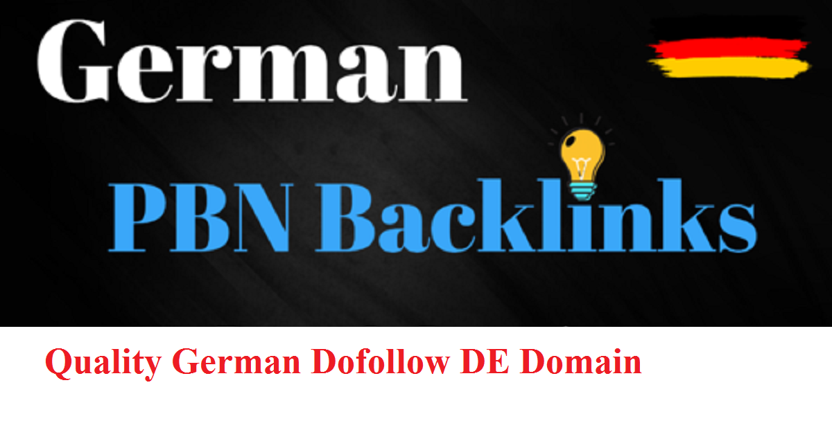 will do German DE Dofollow DA90+ backlinks, deutsche...