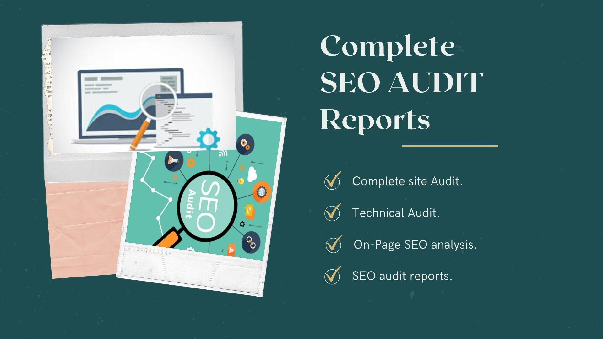 I will provide expert SEO audit report, competitor w...