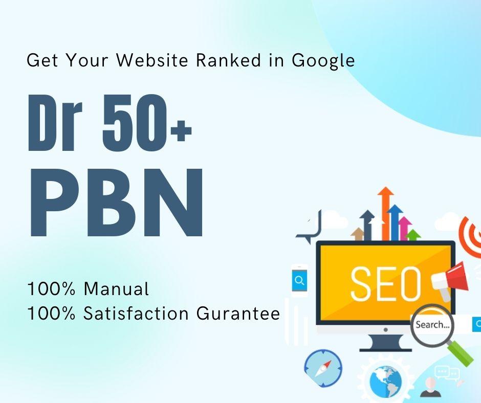 6 PBN On High DR 50+ Homepage Permanent Post