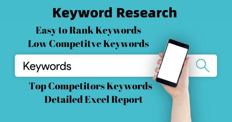 I will do Top Keyword Research for your Website to Ra...