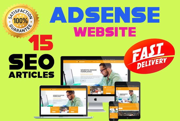 Unique Adsense Ready WordPress Website
