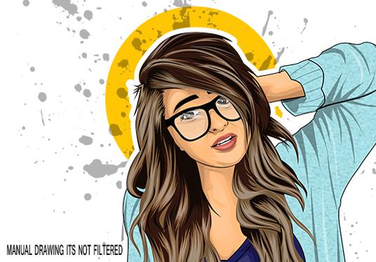 Make your picture into a cartoon portrait