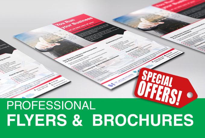 design a custom business flyer or poster