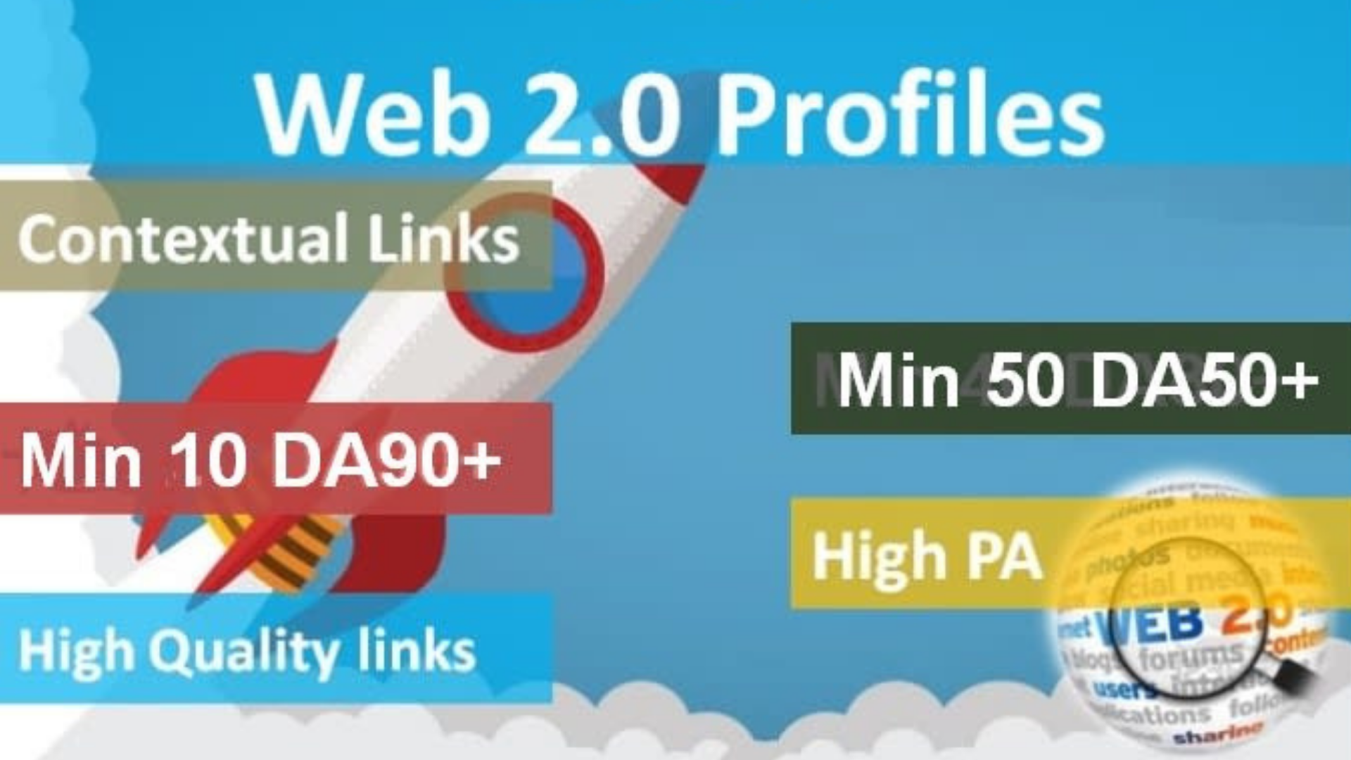 I Will Build 110+ Web 2 0 High Authority Profiles Bac...