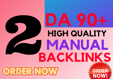 2 DA 90+ high Authority Manual SEO BACKLINKS Boost Yo...