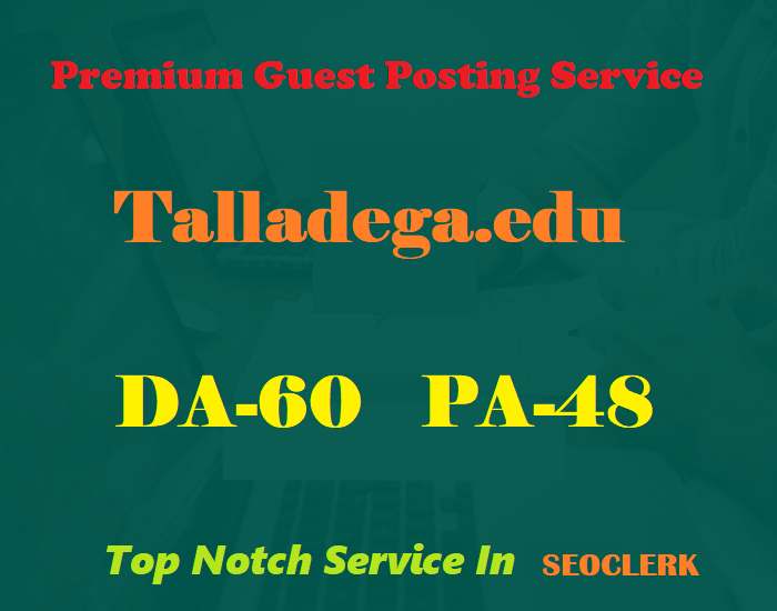 Guest post on Talladega. edu DA60 Education blog