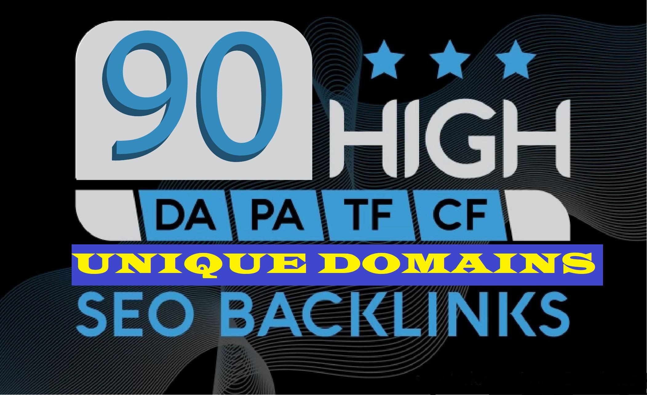 Exclusively 90 Manual SEO Backlinks On DA PA 100 Uniq...