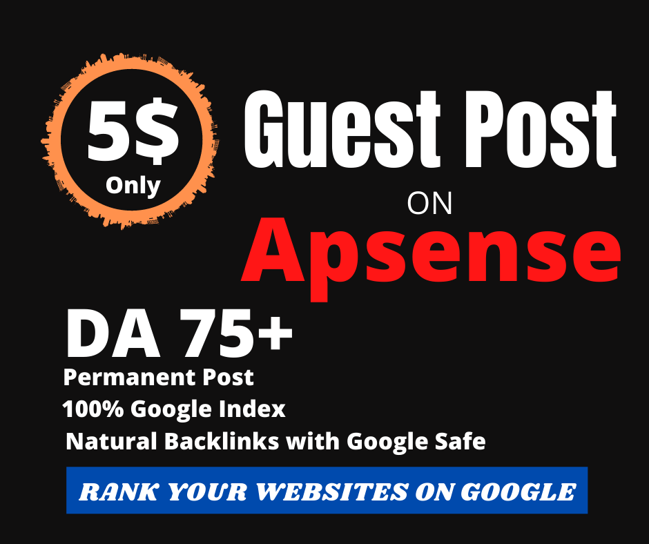 I will provide you Permanent guest post backlinks fro...