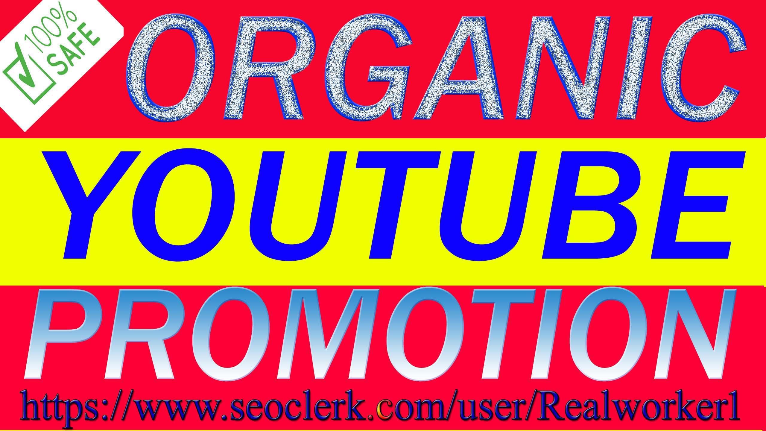 We Will Do Quick YouTube Video & Chanel Promotion...